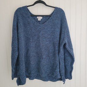 Avenue blue knit sweater 26/28